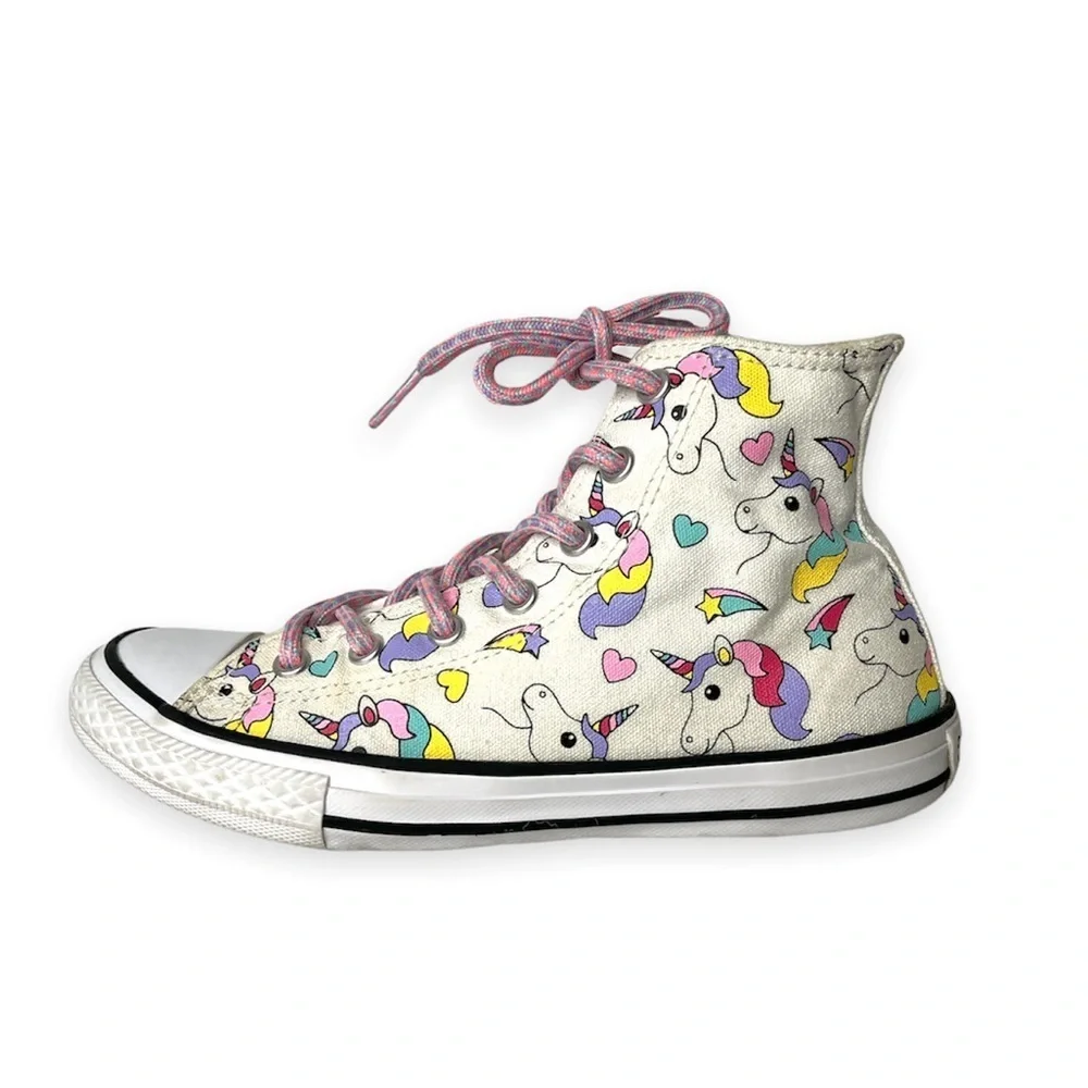 Converse Unicorn Sneaker All High Top Chuck‎ Taylor Rainbow Girls Size 3
